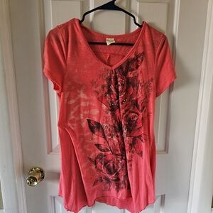 Faded Glory high low shirt